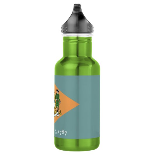 Delaware Staatsvlag Vrijheidsfles Waterfles (Rechts)