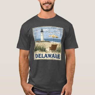 Delaware Stamp State Distressed  Verenigde Staten T-shirt