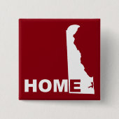 Delaware startpunt weg van State Button Badge Pin (Voorkant)