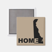 Delaware startpunt weg van State Fridge Magnet (Voorkant / Achterkant)
