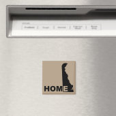 Delaware startpunt weg van State Fridge Magnet (Insitu (Vaatwasser))