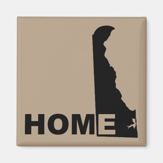 Delaware startpunt weg van State Fridge Magnet (Voorkant)