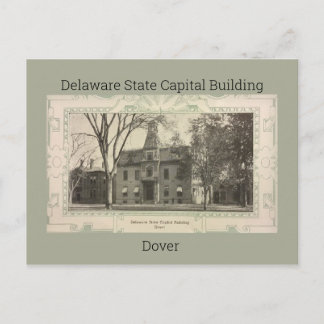 Delaware State Capital Building Briefkaart (1908)