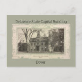 Delaware State Capital Building Briefkaart (1908) (Voorkant)