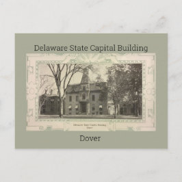 Delaware State Capital Building Briefkaart (1908)