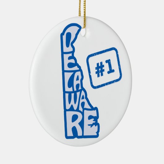 Delaware State Christmas Tree Ornament (Rechts)