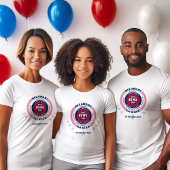 Delaware State Circle uniek souvenir wit T-shirt