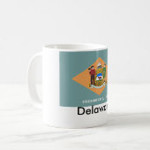 Delaware State Flag Mok (Voorkant links)