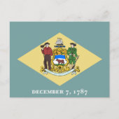 Delaware State Flag.png Briefkaart (Voorkant)