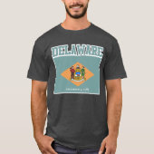 Delaware State Flag T-shirt (Voorkant)