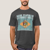 Delaware State Flag T-shirt (noodlijdend) (Voorkant)
