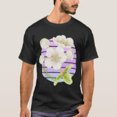 Delaware State Flower Peach Blossom Sticker Oversi T-shirt (Voorkant)