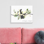 Delaware State gepersonaliseerd uw huis stad rusti Canvas Afdruk (Insitu (Woonkamer))