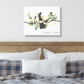 Delaware State gepersonaliseerd uw huis stad rusti Canvas Afdruk (Insitu (Slaapkamer))