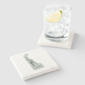 Delaware State Illustration Onderzetter (Zijkant)