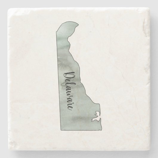 Delaware State Illustration Onderzetter (Voorkant)
