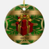 Delaware State-kerstversiering Keramisch Ornament (Achterkant)