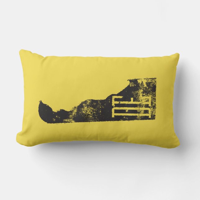 Delaware State Map Gebruikt DE Sierkussen Kussen (Voorkant)