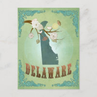 Delaware State Map - Groen