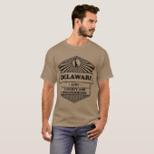 Delaware State Motto Vrijheid en onafhankelijkheid T-shirt (Voorkant volledig)