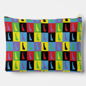 Delaware State Pop Art Pattern Etui (Achterkant)