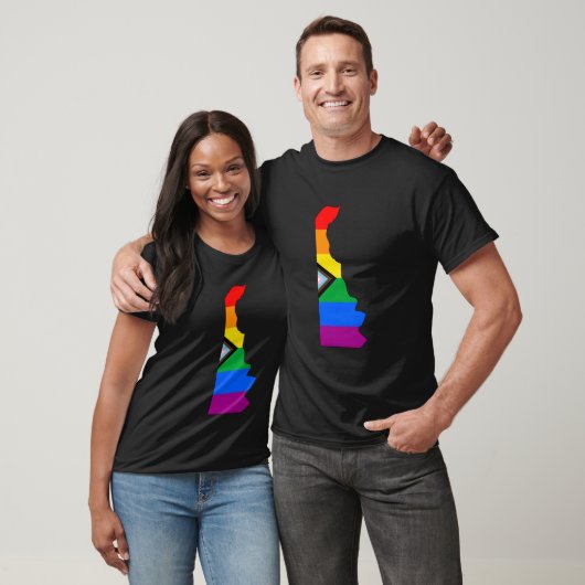 Delaware State Pride LGBTQ Progress Pride T-shirt (Unisex)