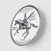 Delaware State Quarter Ronde Klok (Hoek)