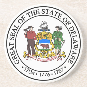 Delaware State Seal Onderzetter