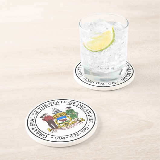Delaware State Seal Onderzetter (Zijkant)