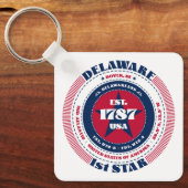 Delaware State Sleutelhanger (Voorkant)