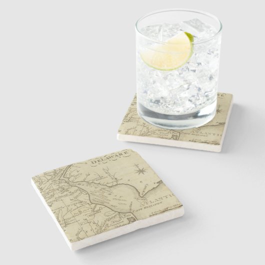 Delaware Stenen Onderzetter (Zijkant)