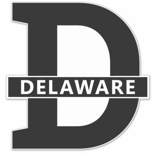 Delaware Sticker (Voorkant)