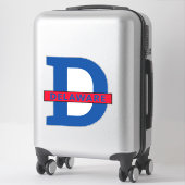 Delaware Sticker (Koffer)