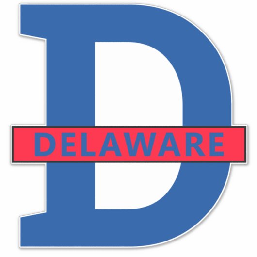 Delaware Sticker (Voorkant)