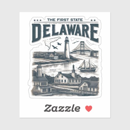 Delaware Sticker (Vel)