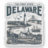 Delaware Sticker (Voorkant)