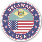 Delaware Sticker (Voorkant)