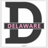 Delaware Sticker (Vel)