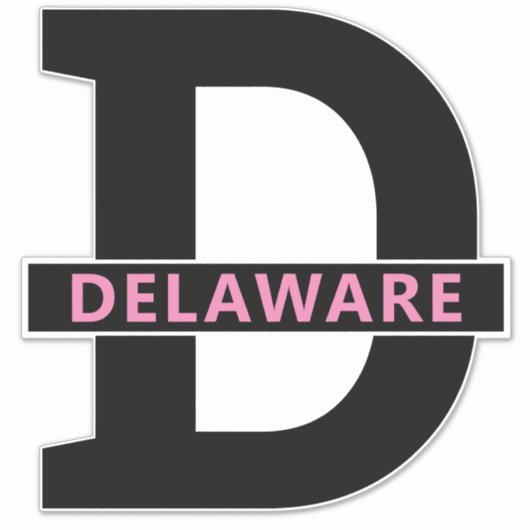 Delaware Sticker (Voorkant)