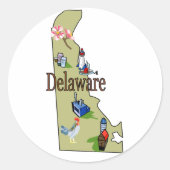Delaware Sticker (Voorkant)