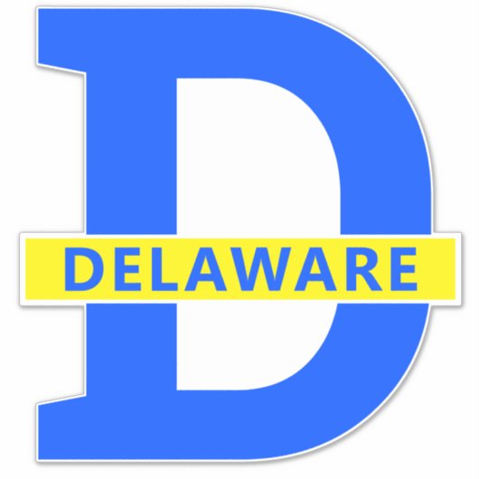 Delaware Sticker (Voorkant)