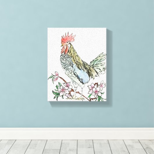 Delaware Stretched Canvas afdrukken (Insitu (Houten vloer))