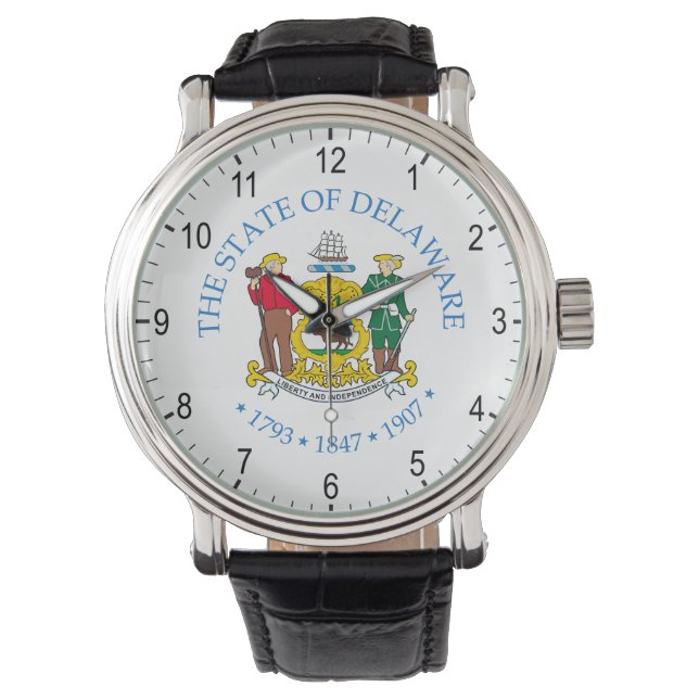 Delaware-teken Horloge (Voorkant)