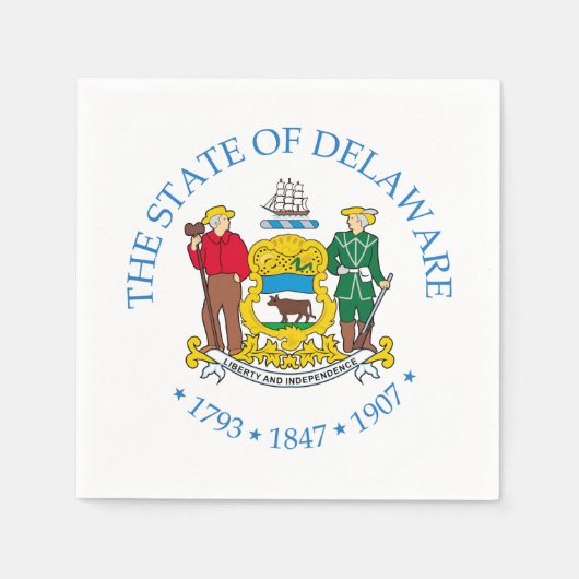Delaware-teken Servet (Voorkant)