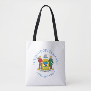 Delaware-teken Tote Bag
