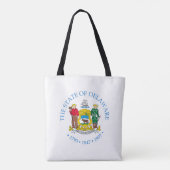 Delaware-teken Tote Bag (Achterkant)