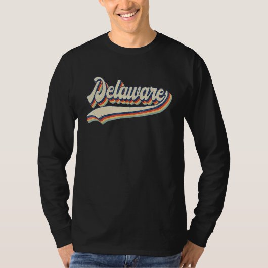 Delaware  Throwback Vintage Classic T-shirt (Voorkant)