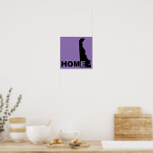 Delaware Thuis Weg Van Staat Poster Bord (Keuken)