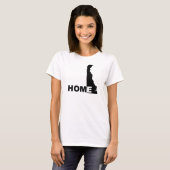 Delaware Thuis Weg Van Staat T-Shirt Tees (Voorkant volledig)