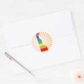 delaware trots. ronde sticker (Envelop)